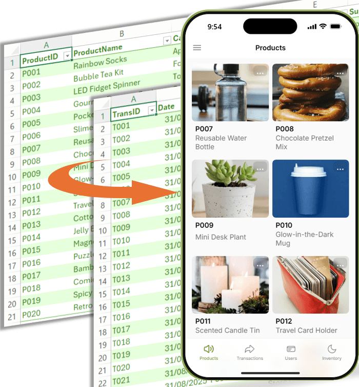 How to use Glide Apps with Excel?