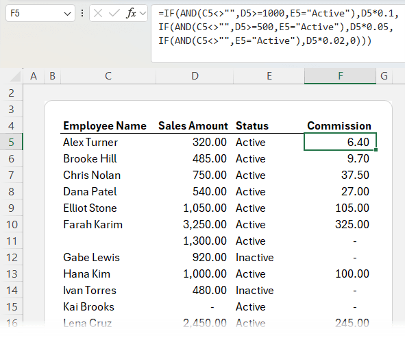 why use helper columns instead of nested IFs in Excel?