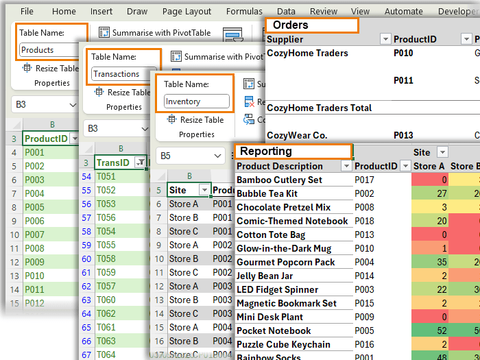 how to build and Inventory Management System in Excel?