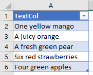 source data for text string search
