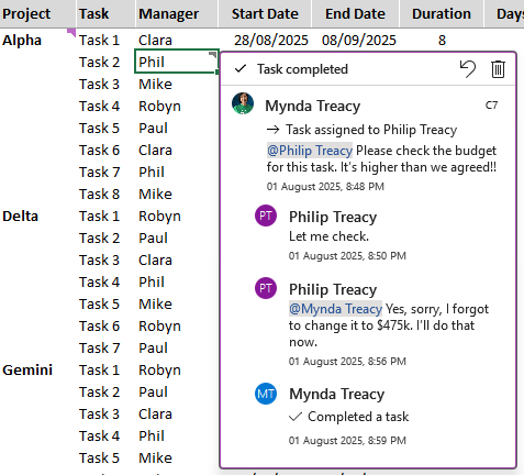 how to add comments in Excel?