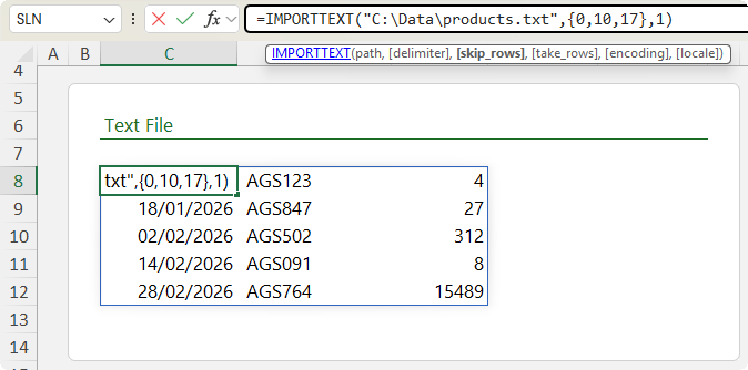 why use Excel import functions instead of Power Query?
