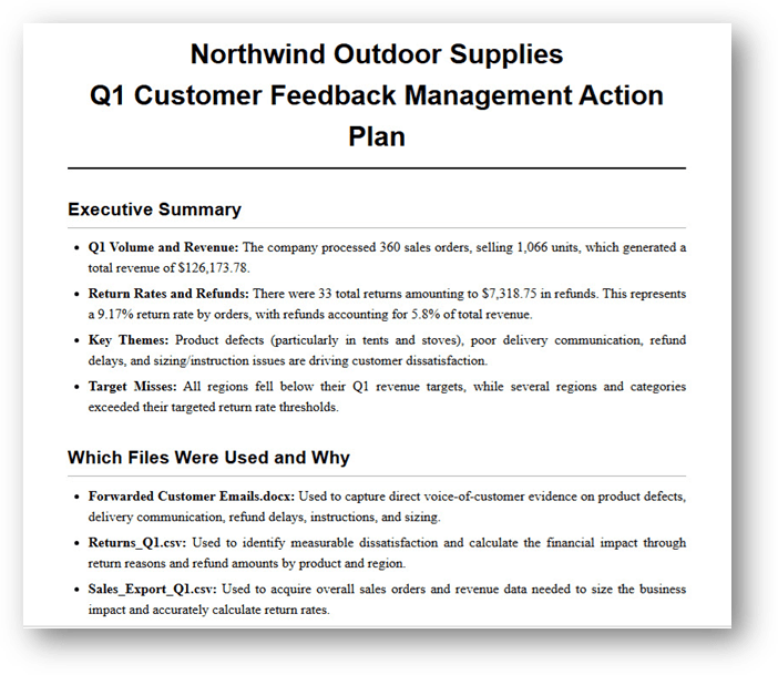 How to create an action plan using GensparkAI?