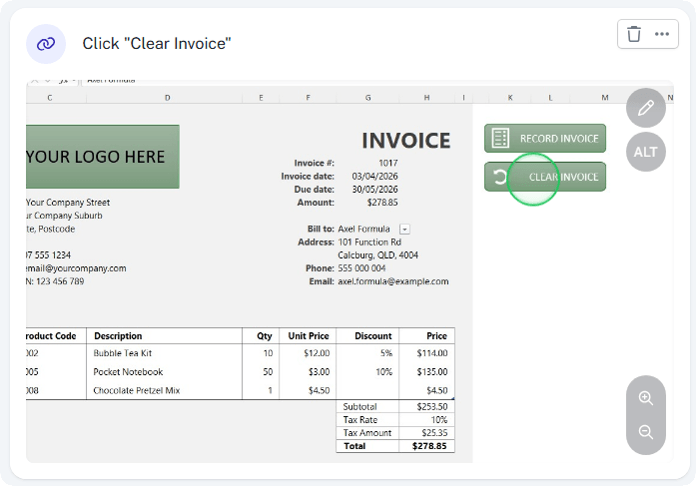 How to finish and review your guide in Excel?