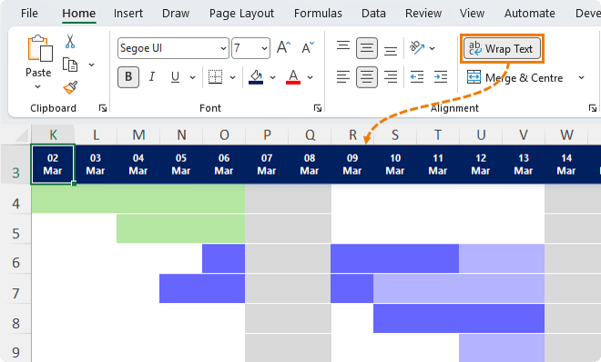 How to shorten dates in Excel
