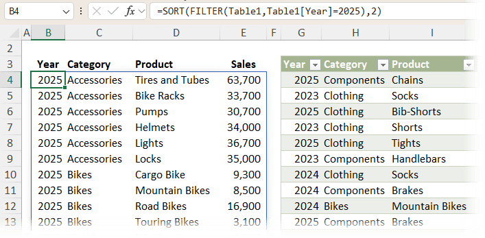 how to use FILTER function in Excel?