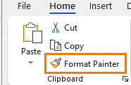 Using Format Painter