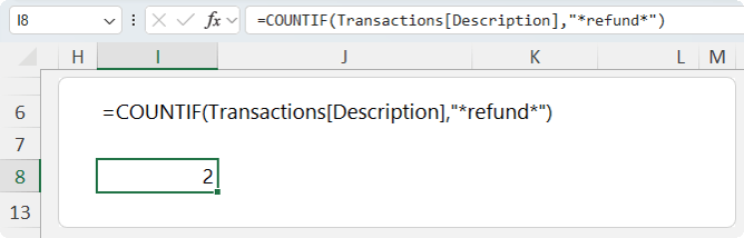 Using Wildcards with COUNTIF in Excel?