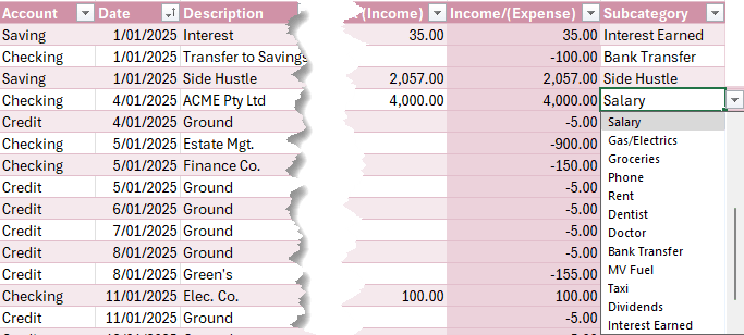 how to create a dropdown list in Excel