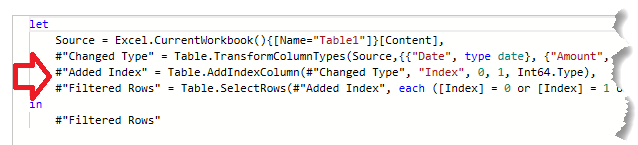 code in advanced editor
