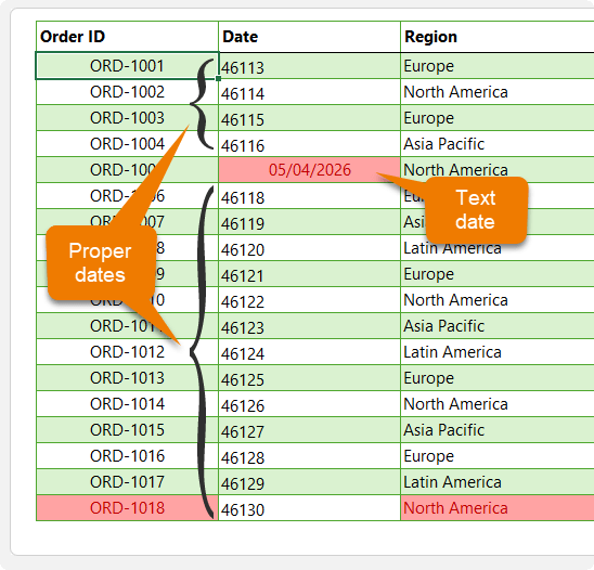 Comparing hidden differences in two Excel sheets by revealing formulas