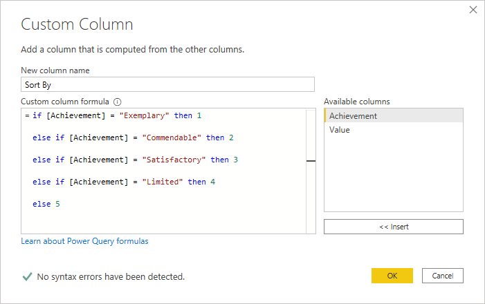 custom column code