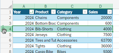 how to add rows in Excel online