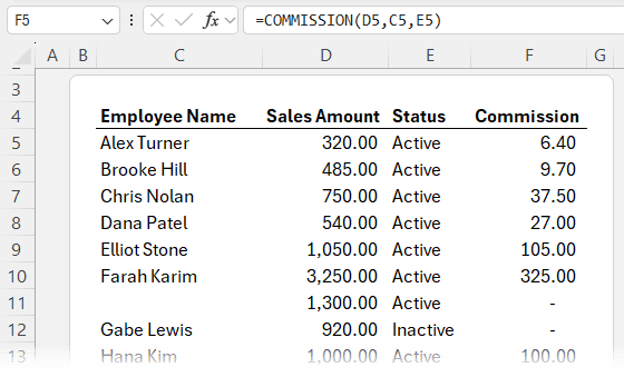 how to create custom LAMBDA functions in Excel?