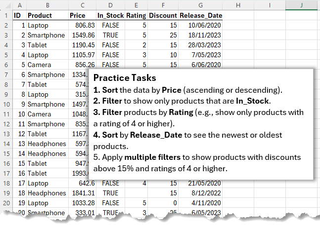 generate filtering practice dataset from ChatGPT