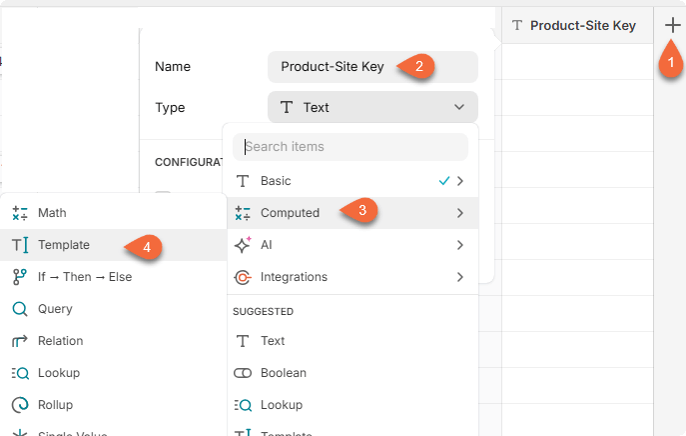How to create a product site key in Glide?