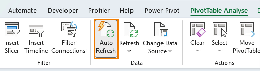 how to auto-refresh pivottables in Excel?