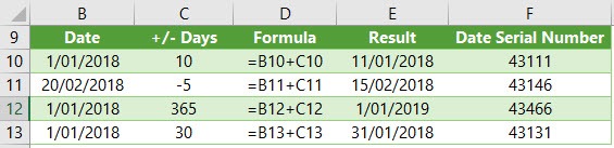 simple date and time math in excel