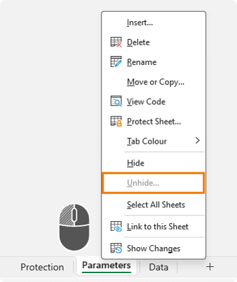 Why can't we easily unhide very hidden sheets in Excel?