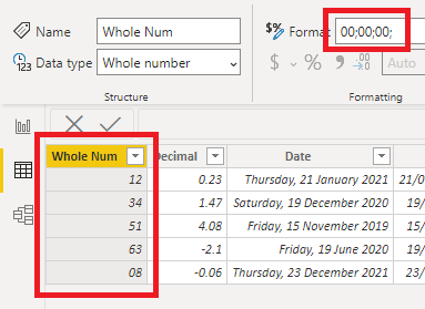 whole numbers