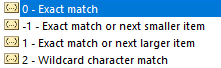 XLOOKUP match_mode defaults to 0 for exact match
