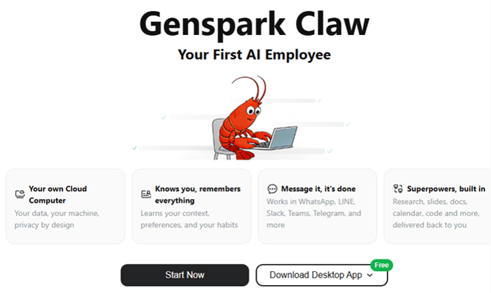 What other features are offered by GensparkAI?