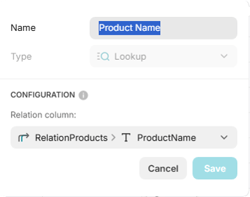 How to create a lookup column in Glide?