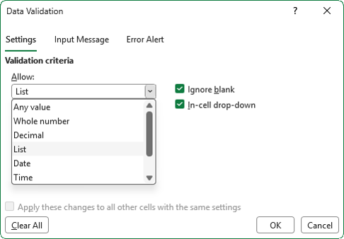 How to Use Data Validation to Control User Input in Excel?