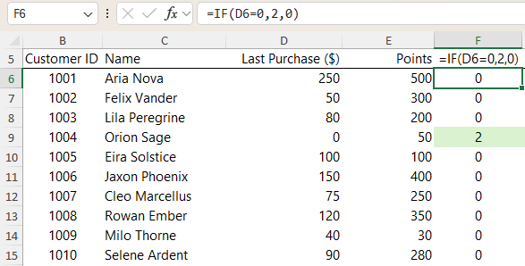 Boolean Logic IF Function