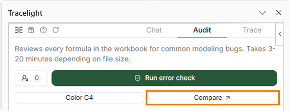 How to view colour-coded cell changes between two Excel workbook versions?