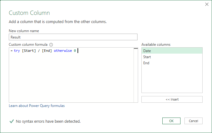 Iferror In Power Query Using Try Otherwise My Online Training Hub