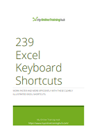 239 Excel Keyboard Shortcuts ebook cover