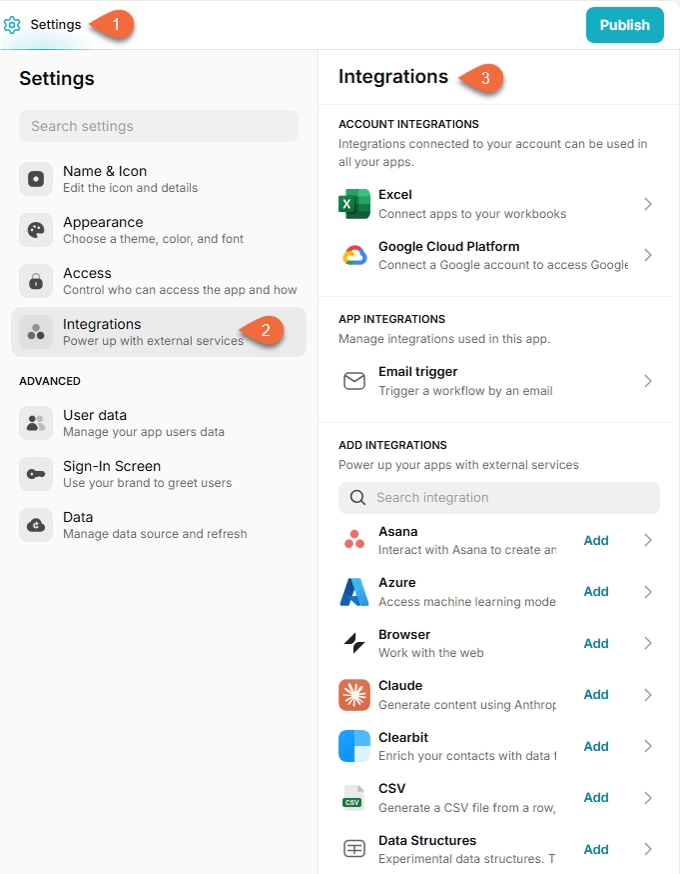 How to automate your app in glide?
