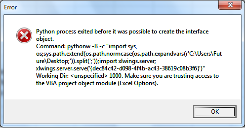 python error