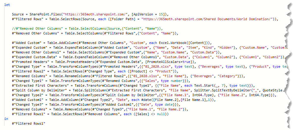 modify query to access sharepoint