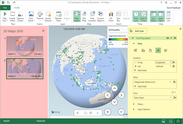 Excel 3d Maps Custom Regions