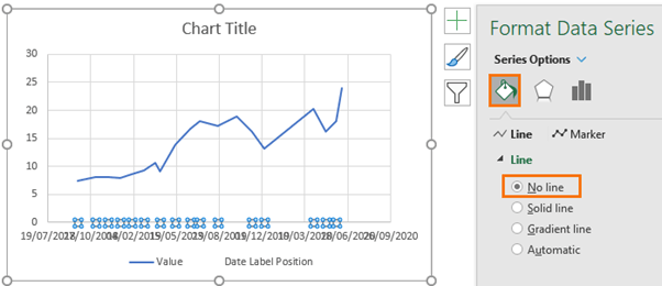 Excel Chart Date Axis End Of Month