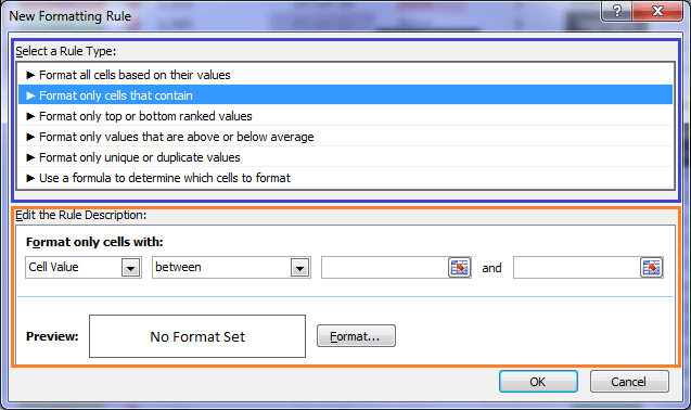 conditional formatting excel 2016 cell contains text