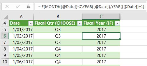 IF function to convert dates