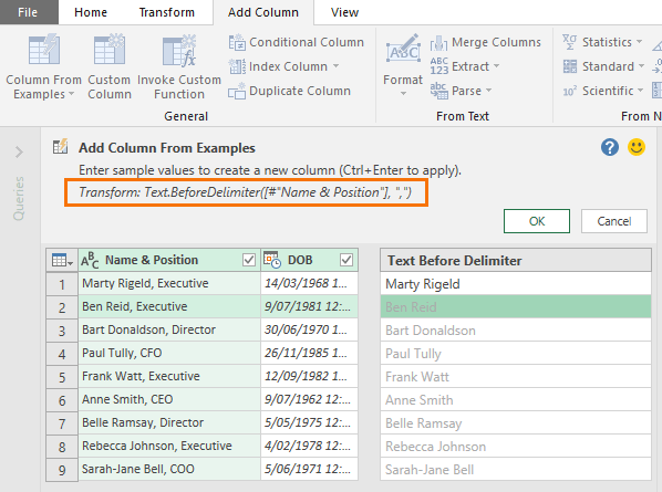 How To Add Columns In An Excel Query Table Dasezones 2986