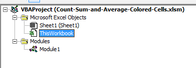 ThisWorkbook Module