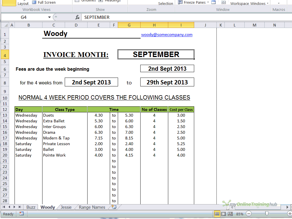 Using VBA to Create PDF and Email It - Animation