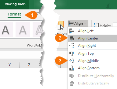 align the dots