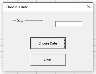 free date picker excel