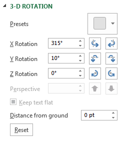 Excel rotate image