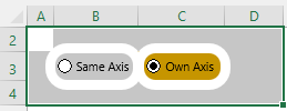 chart axis switch buttons