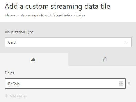 choose visualization type