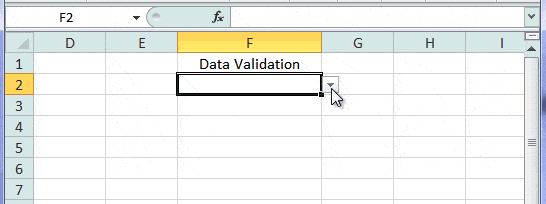 data validation and custom number format