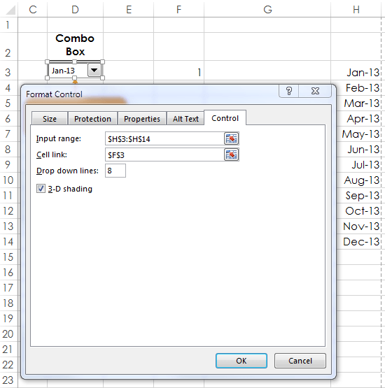 Excel Combo Box KO's Data Validation