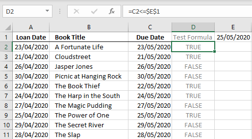 Excel 
Conditional Formatting formula